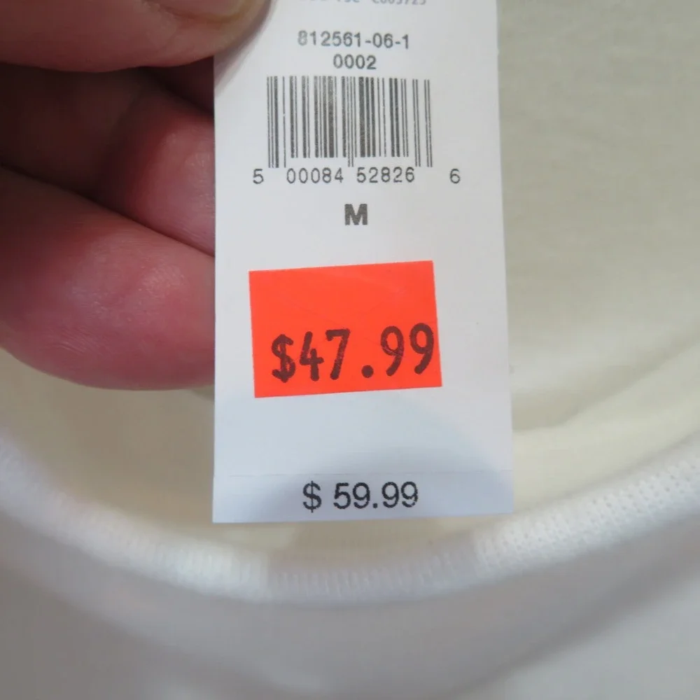 Banana Republic Off White Draped Cowl Neck Off The Shoulder Top NWT 812561-06-1